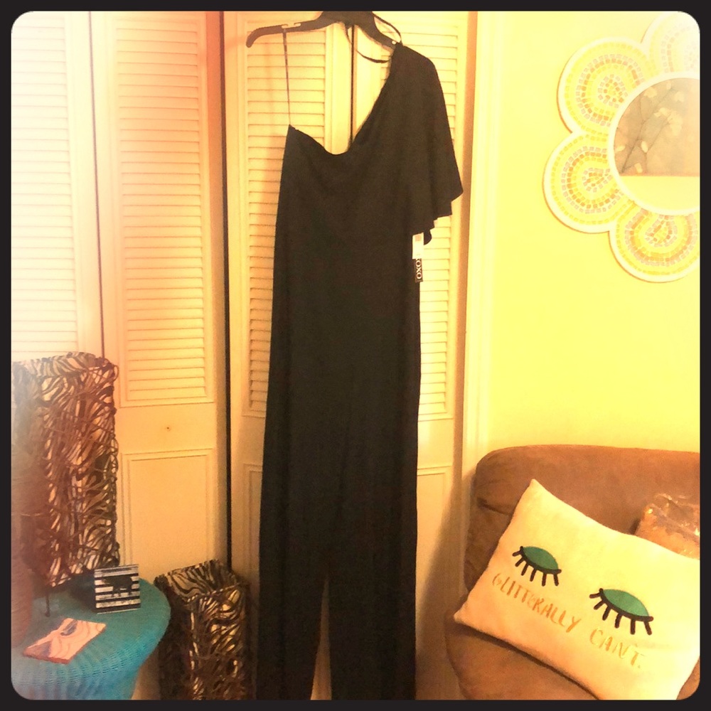 One Shoulder Jumpsuit